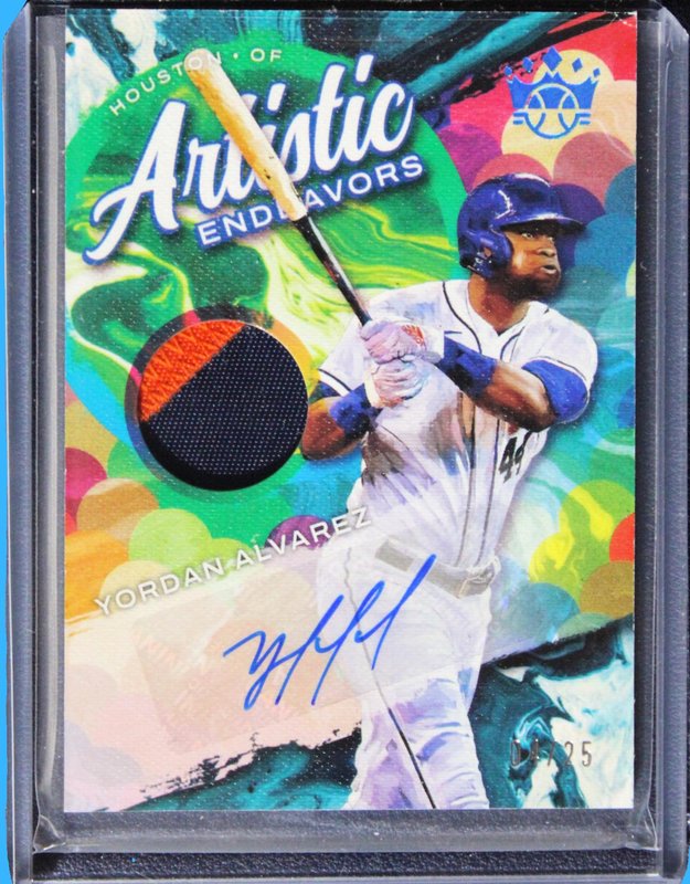 2022 Panini Donruss Kings Yordan Alvarez Patch Auto /25