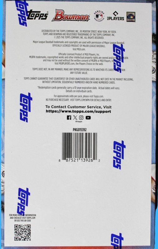 2025 Topps Bowman Baseball Hobby Box - Image 2