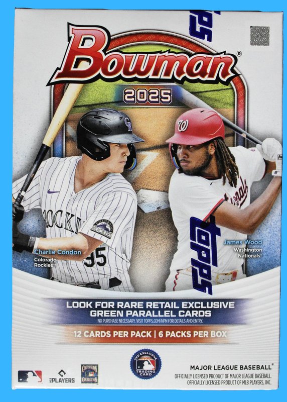 2025 Topps Bowman Baseball  Blaster Box (Green Parallels)