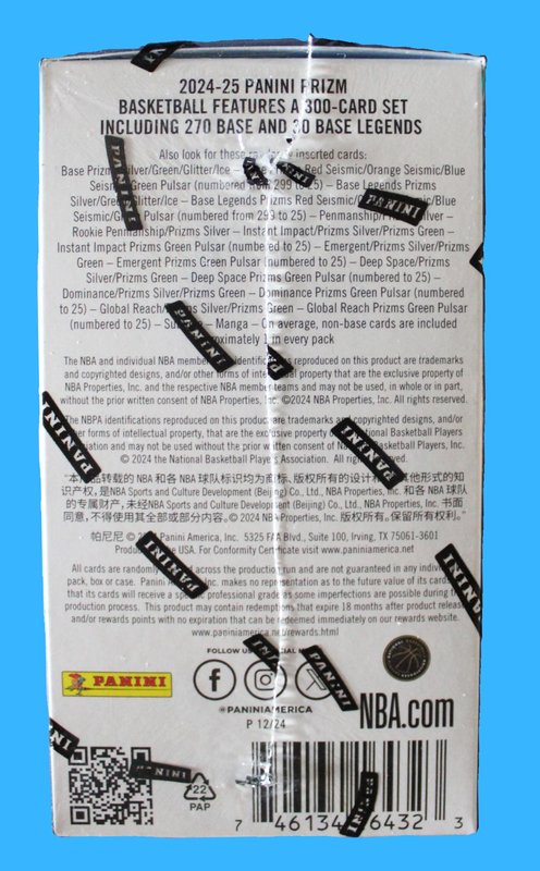 2024-25 Panini Prizm Basketball Blaster Box (Ice Prizms) - Image 3