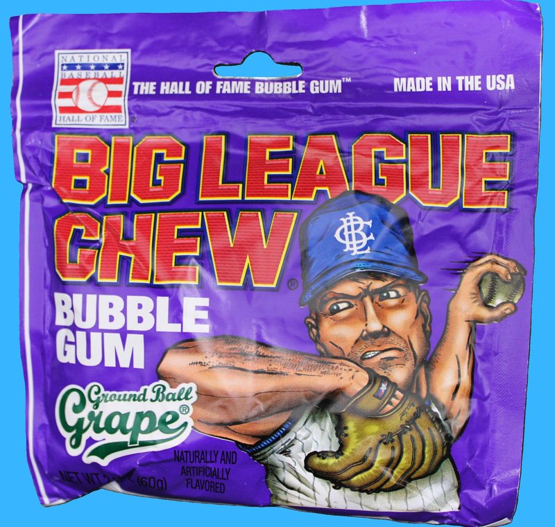 2.12oz Big League Chew Bubble Gum (Ground Ball Grape)
